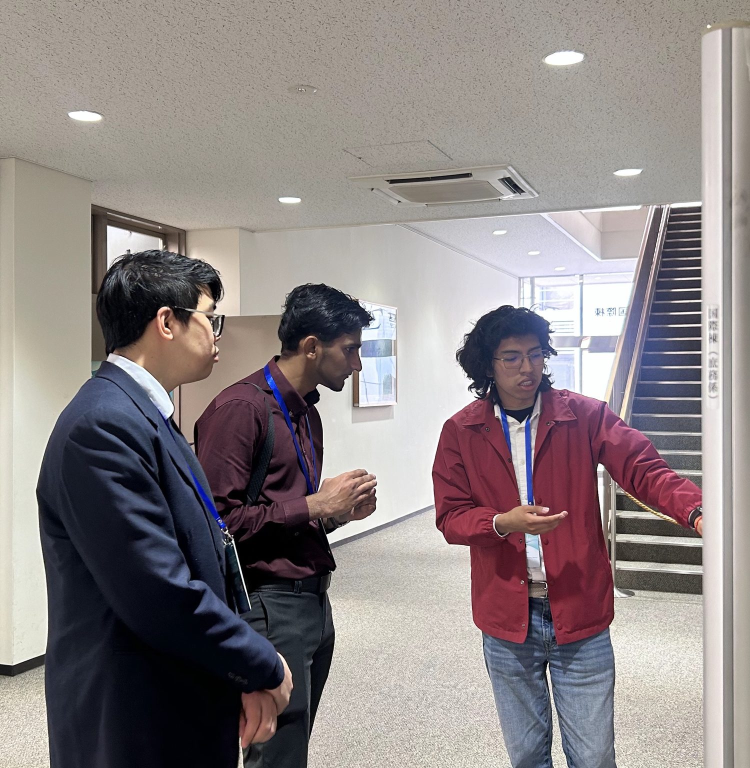 Sesión de pósters en Japón